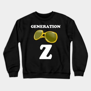 Generation Z - Era of yellow colors Crewneck Sweatshirt